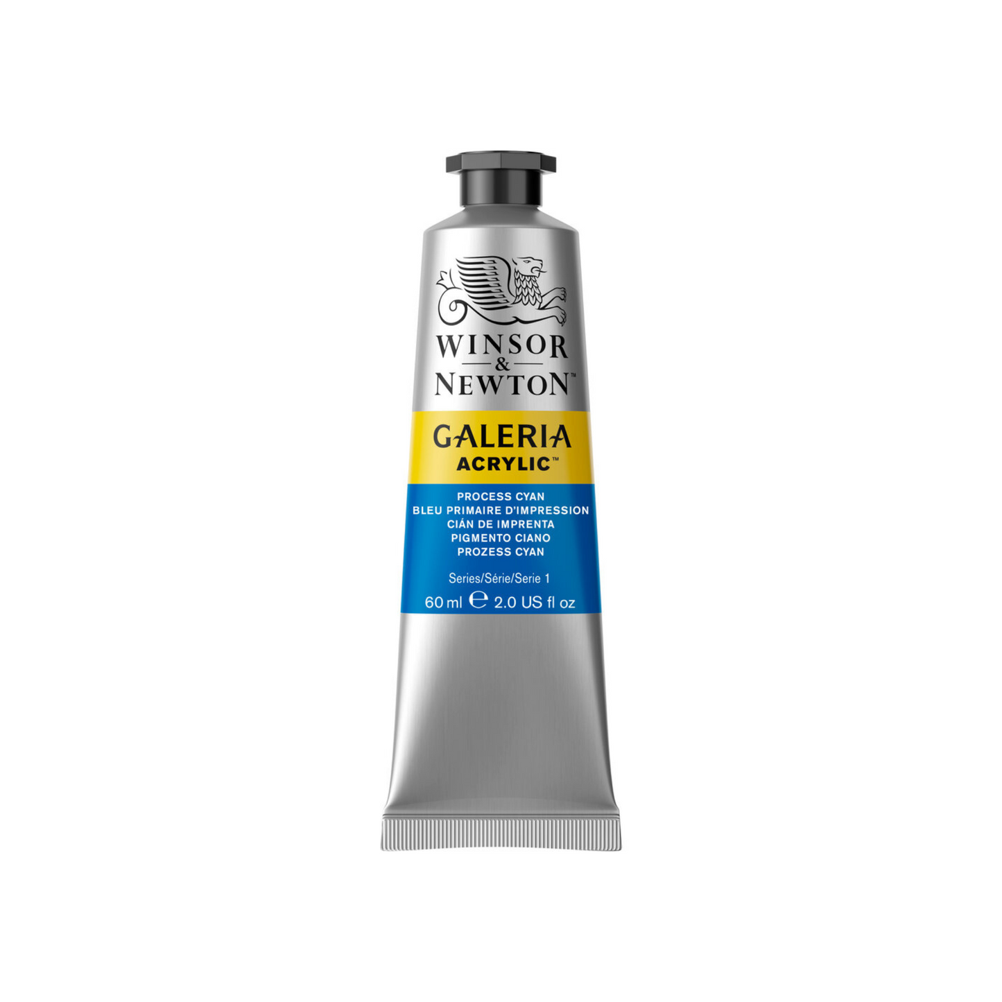 Process cyan Winsor & Newton Galeria acrylic 60ml