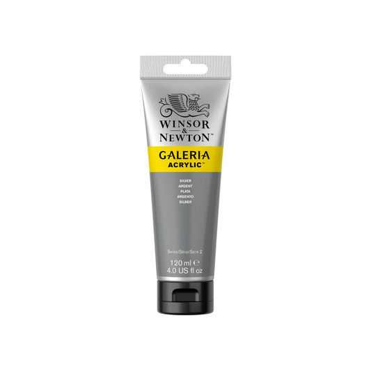 Winsor & Newton Galeria Acrylic 120ml - Silver