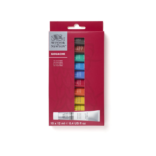 Winsor & Newton Gouache Tube Set (10x12ml)
