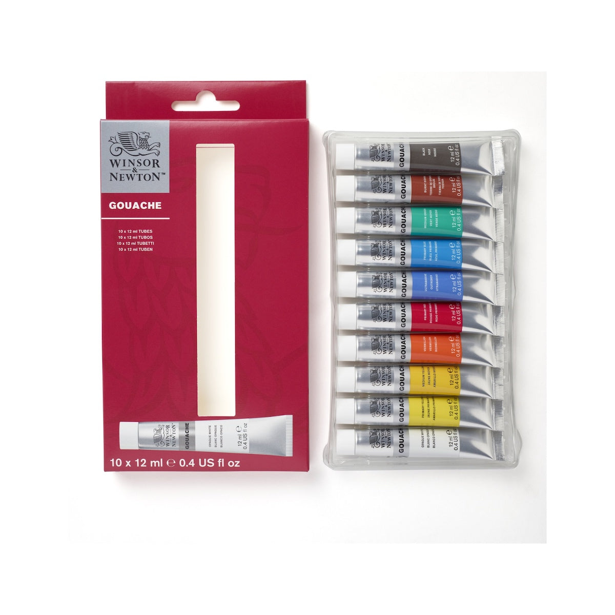 Winsor & Newton Gouache Tube Set (10x12ml)