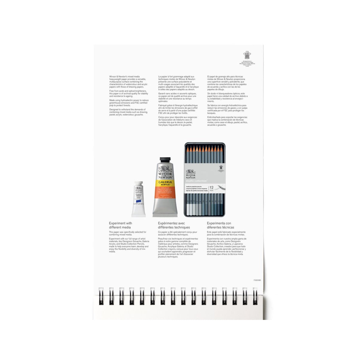 Winsor & Newton Mixed Media Pad A4