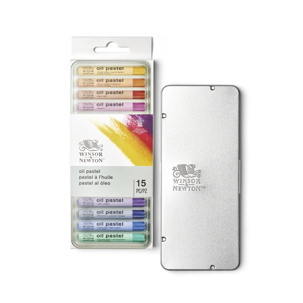 Winsor & Newton Oil Pastels - 15 colours
