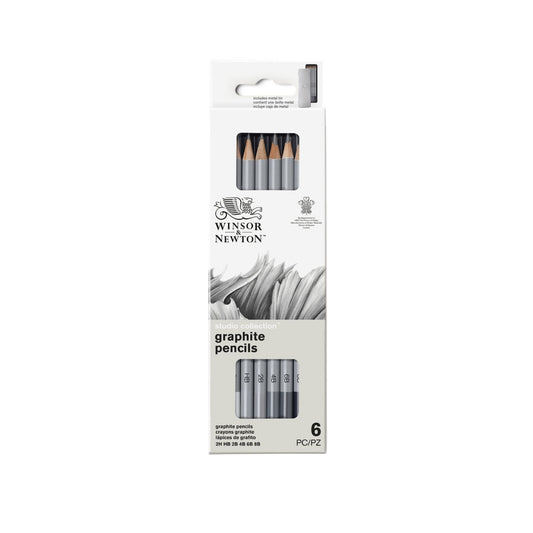 Winsor & Newton Studio Collection Graphite Pencil Set (set of 6 in metal tin)