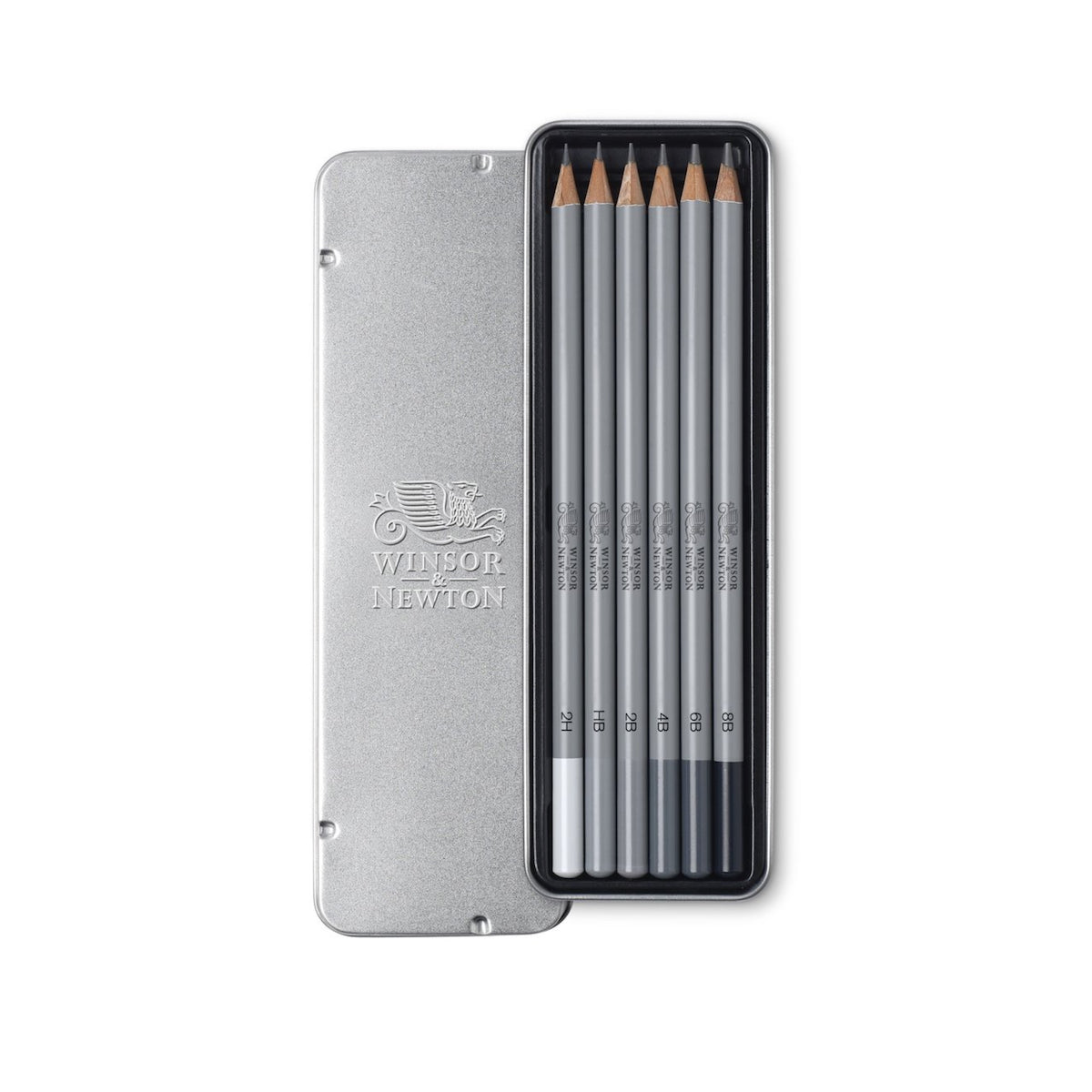 Winsor & Newton Studio Collection Graphite Pencil Set (set of 6 in metal tin)