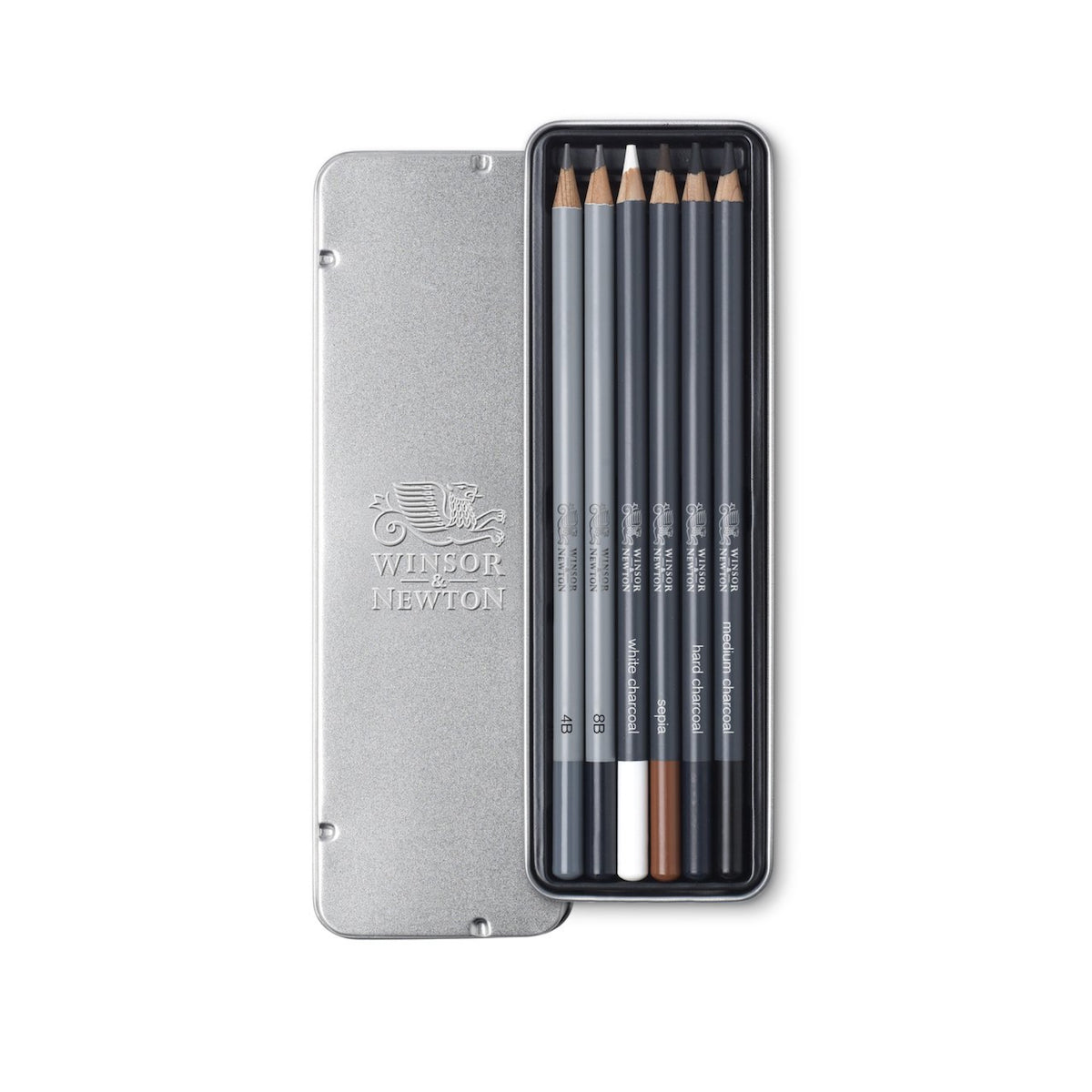 Winsor & Newton Studio Collection Sketching Pencils (set of 6 in metal tin)