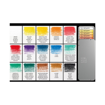 Winsor & Newton Soft Pastels - 15 colours