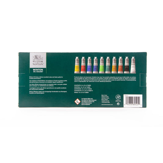 Winsor & Newton Winton Oil Paint Tube Set (10 x 37ml)