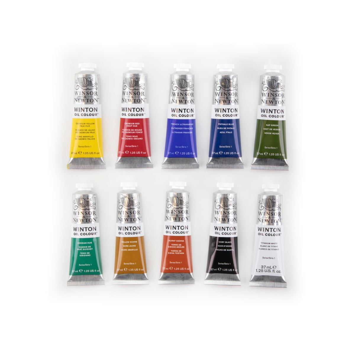 Winsor & Newton Winton Oil Paint Tube Set (10 x 37ml)