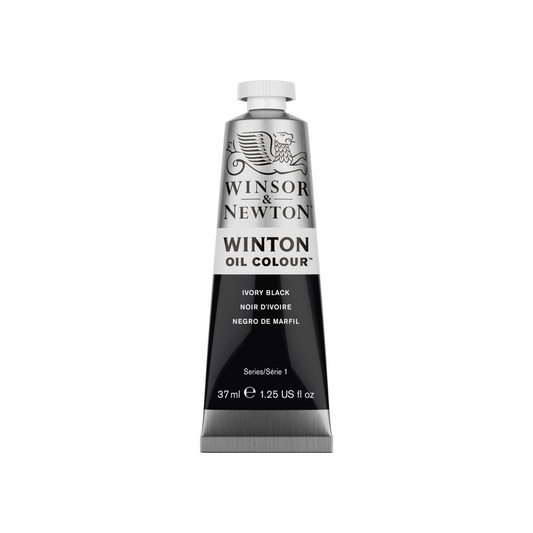 Winsor & Newton Winton Oil 37ml - Ivory Black