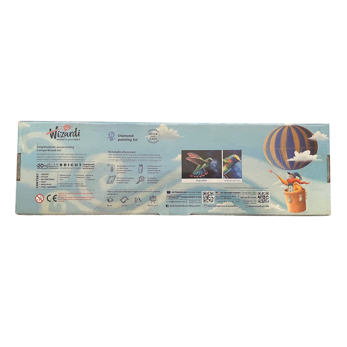 Tropic Bird Diamond Painting Kit