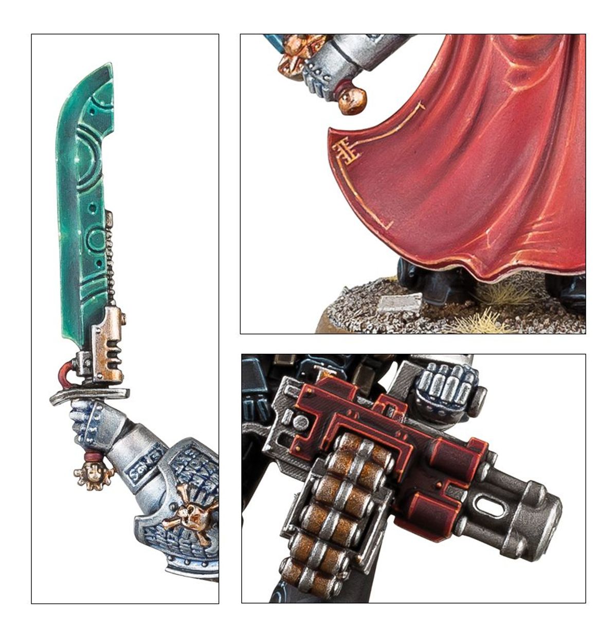 Deathwatch Veterans, Warhammer 40,000 detailed close up