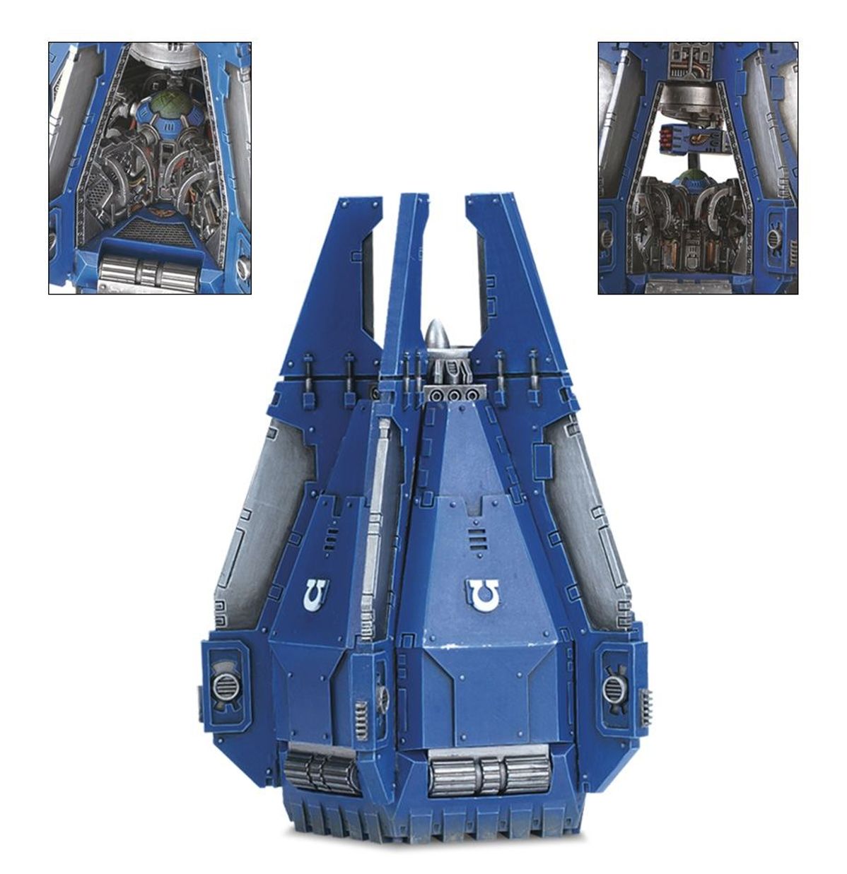 Details of Space Marines Drop Pod