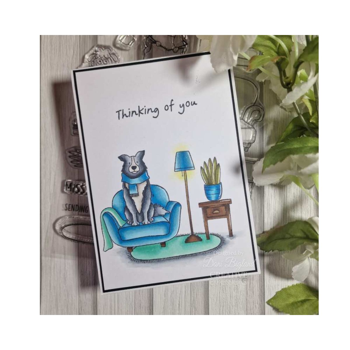 Jane's Doodles Woolly Hugs Clear Stamp Set