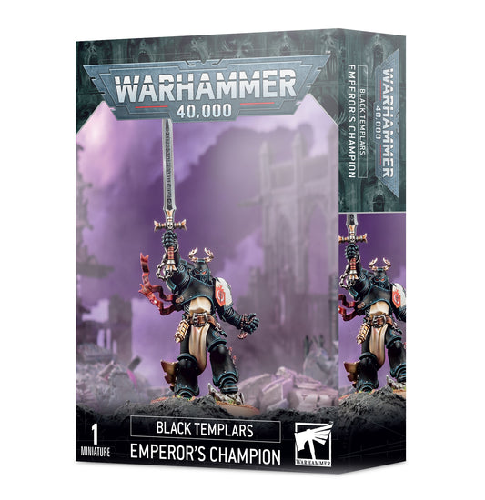 Warhammer Black Templars Emperors Champion  40,000