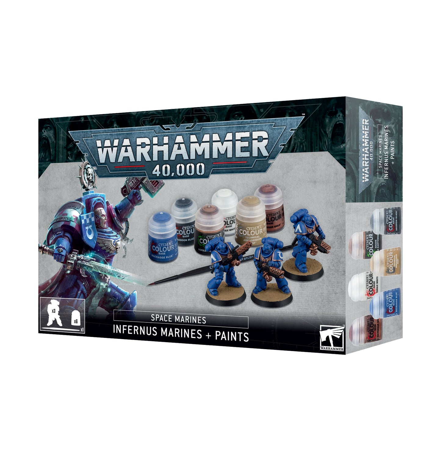 Space Marines Infernus Marines + Paint