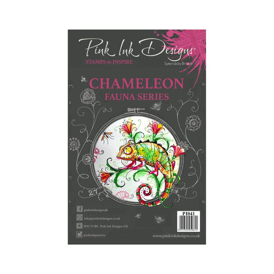 pink ink designs chameleon stamp