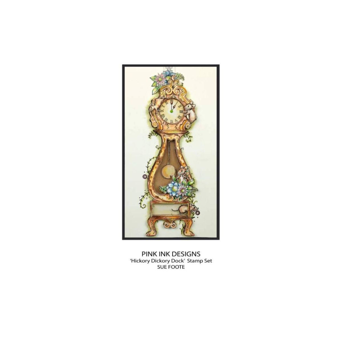 pink ink designs hickory dickory dock sample card