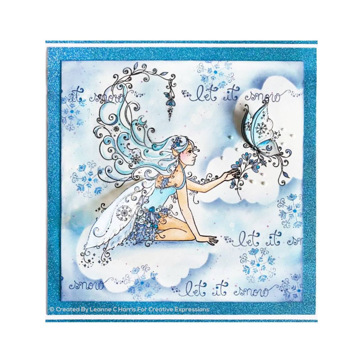 pink ink designs make a wish sample card