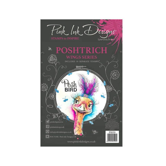 pink ink designs poshtrich stamp