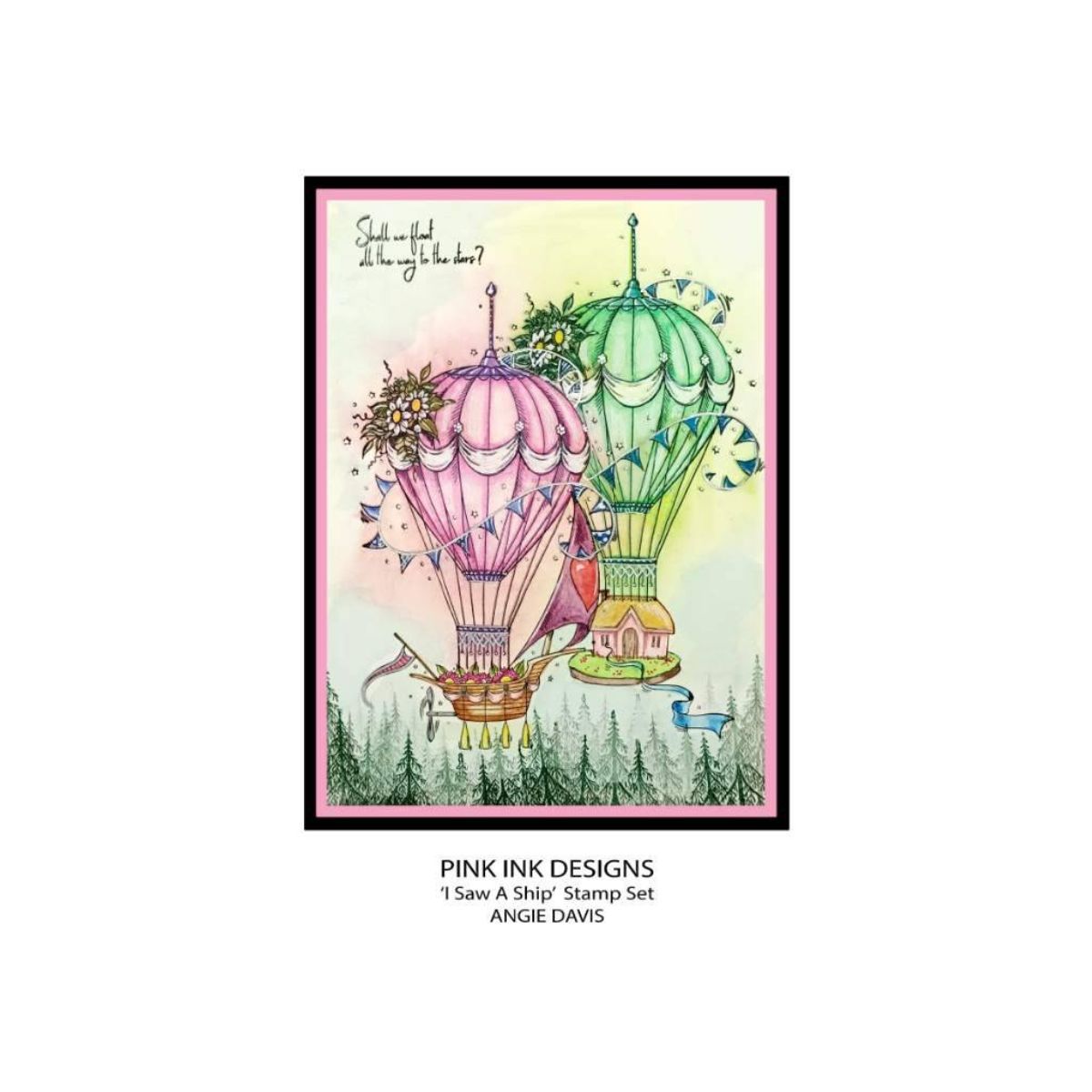 pink ink designs i saw a ship sample card