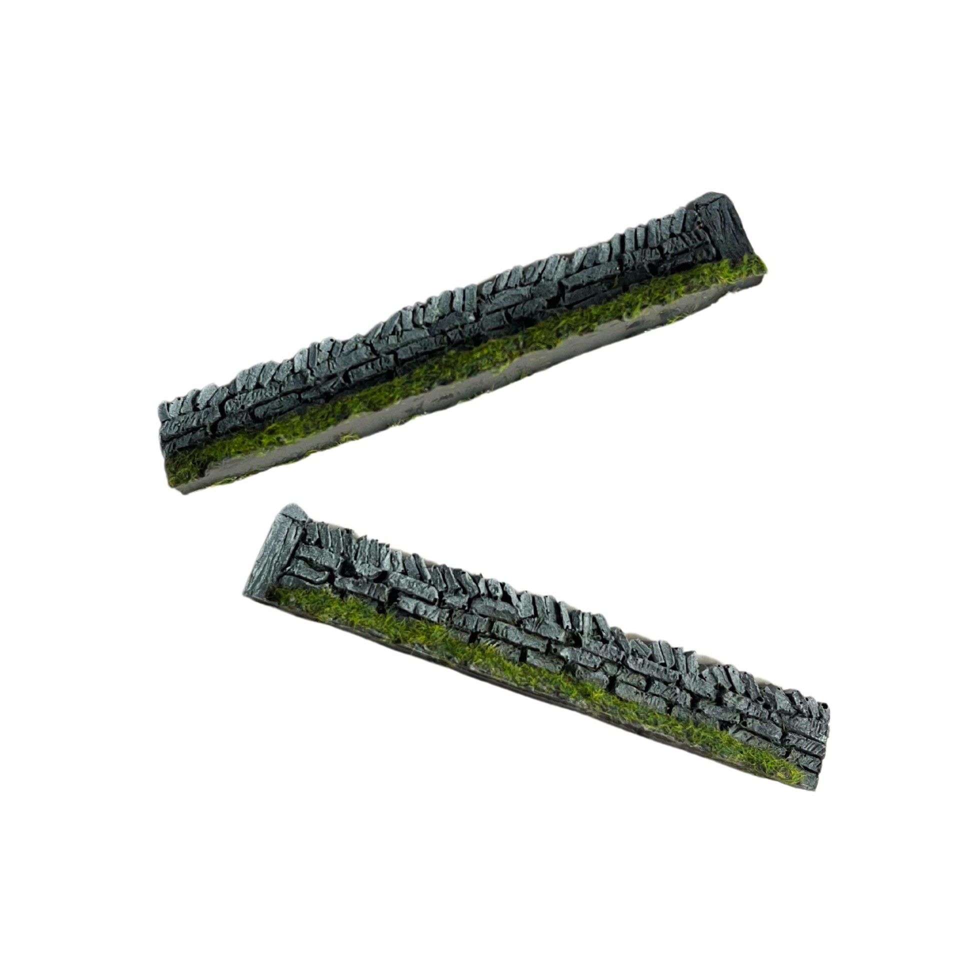 Grey Roadside Rough Walling model scenery 2