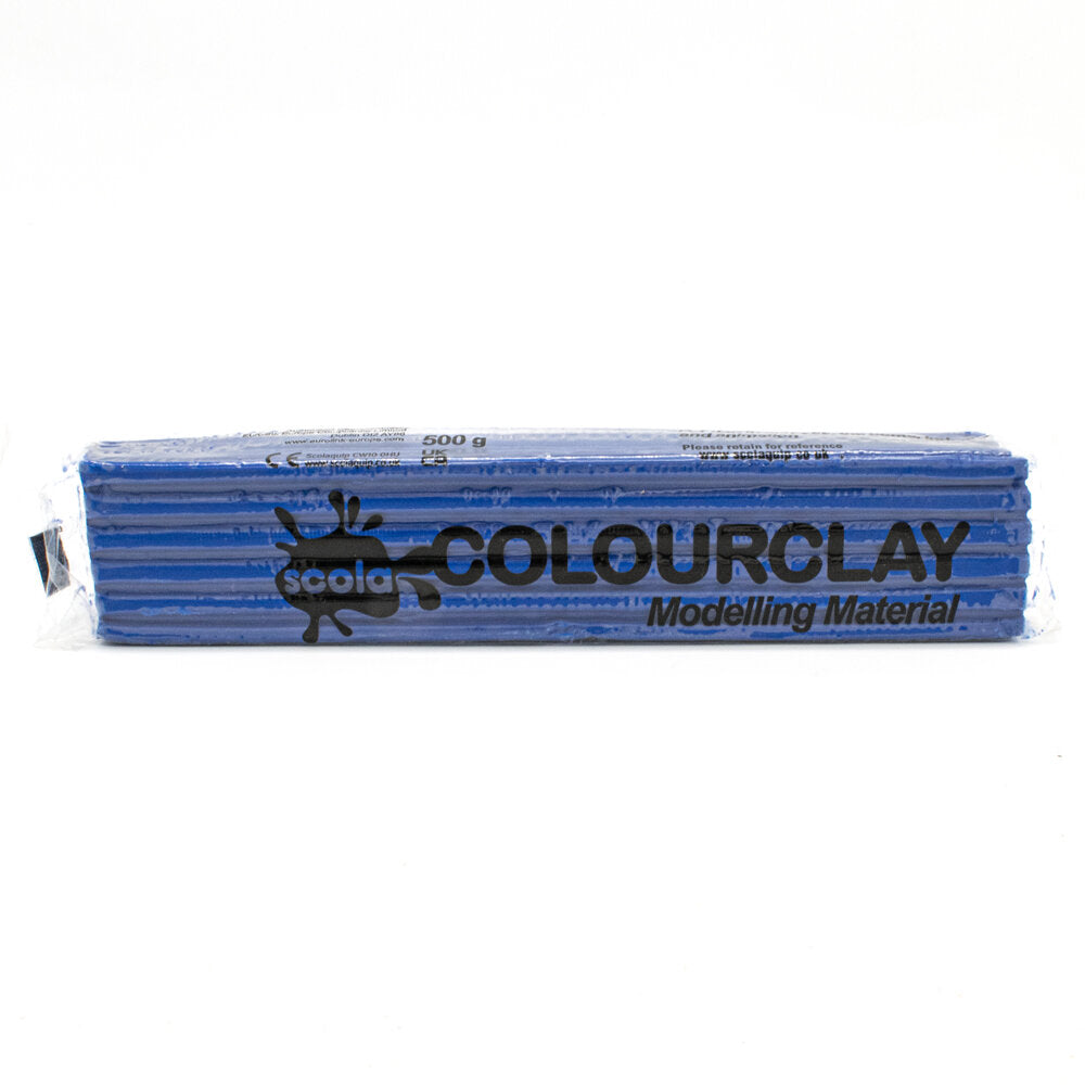 Scola colour clay modelling material dark blue