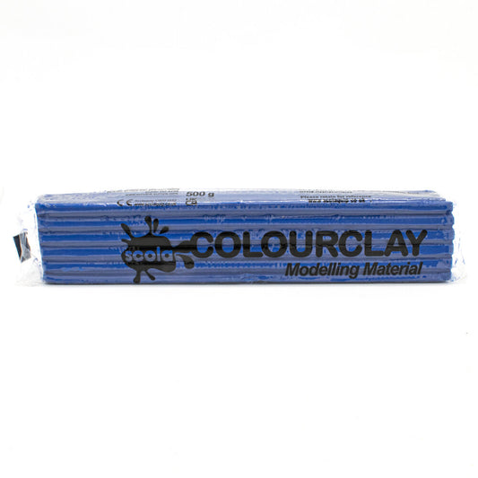 Scola colour clay modelling material dark blue 