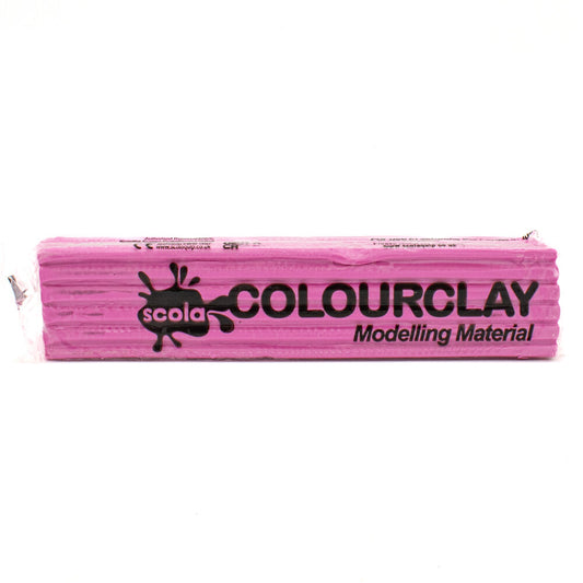 Scola colour clay modelling material pink 