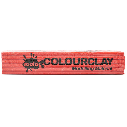 Scola colour clay modelling material red