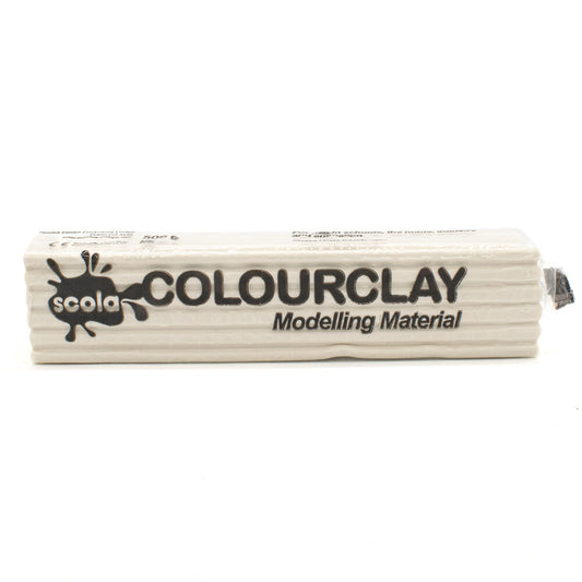 Scola colour clay modelling material white