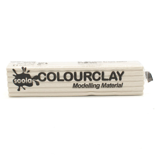 Scola colour clay modelling material white 
