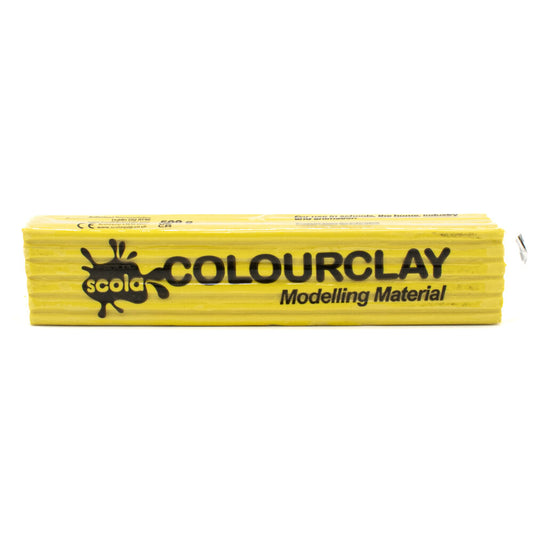 Scola colour clay modelling material yellow 