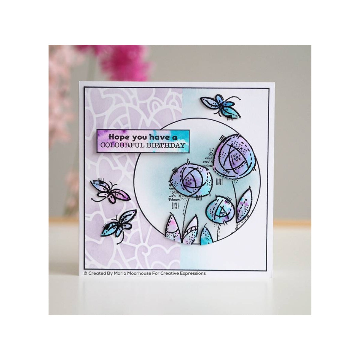 woodware flower blooms sample card 2