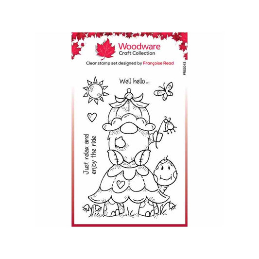 woodware garden stroll stamp