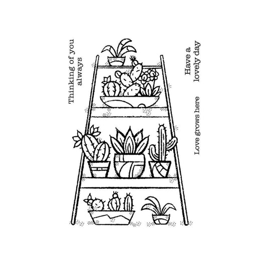 woodware indoor garden clear stamp