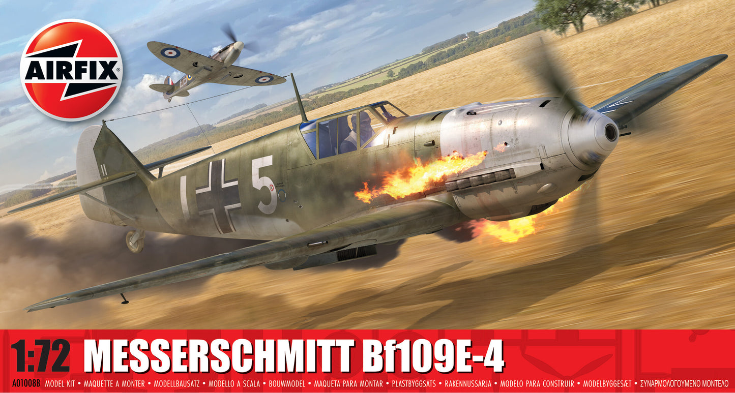 Airfix Aircraft Messerschmitt Bf109E-4 1:72