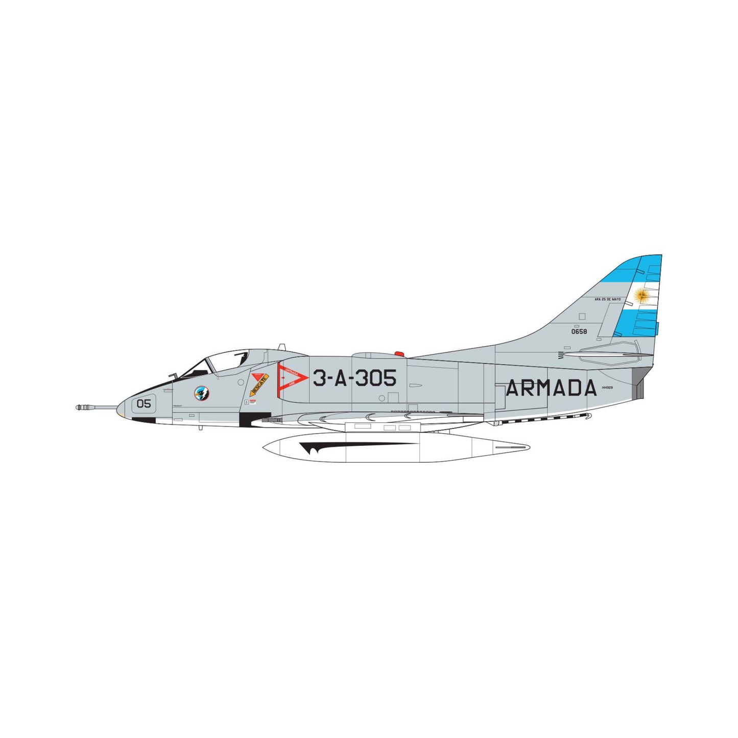 Airfix Aircraft Douglas A-4B/Q Skyhawk   1:72