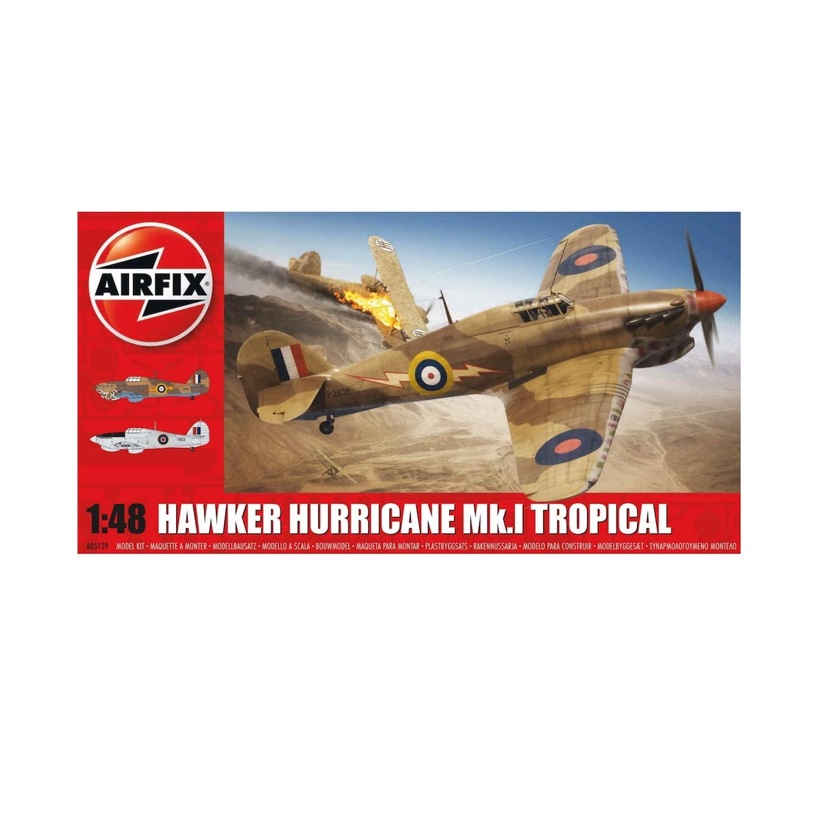 Airfix Aircraft Hawker Hurricane Mk.I Tropical  1:48