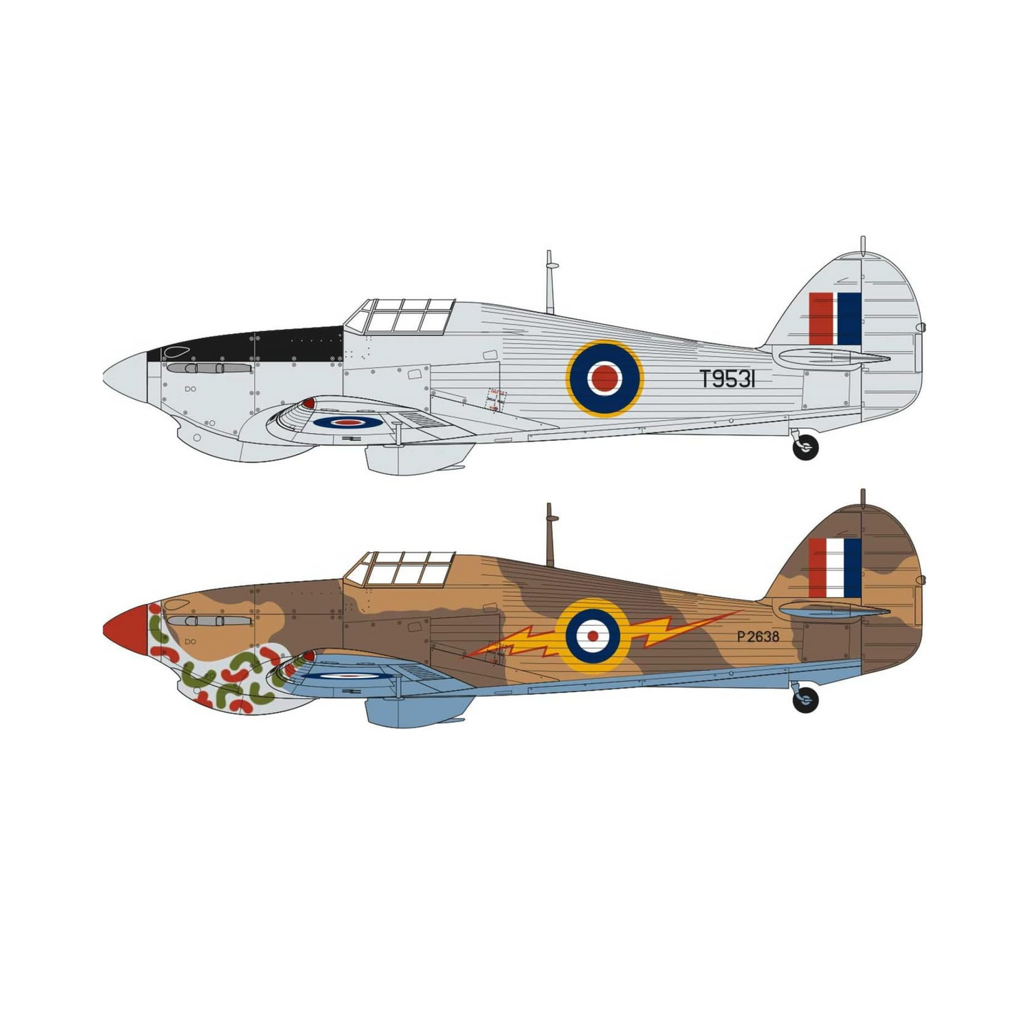 Airfix Aircraft Hawker Hurricane Mk.I Tropical