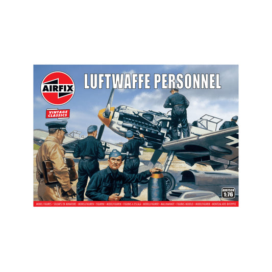 Airfix Figures WWII Luftwaffe Personnel Vintage Classics 1:76