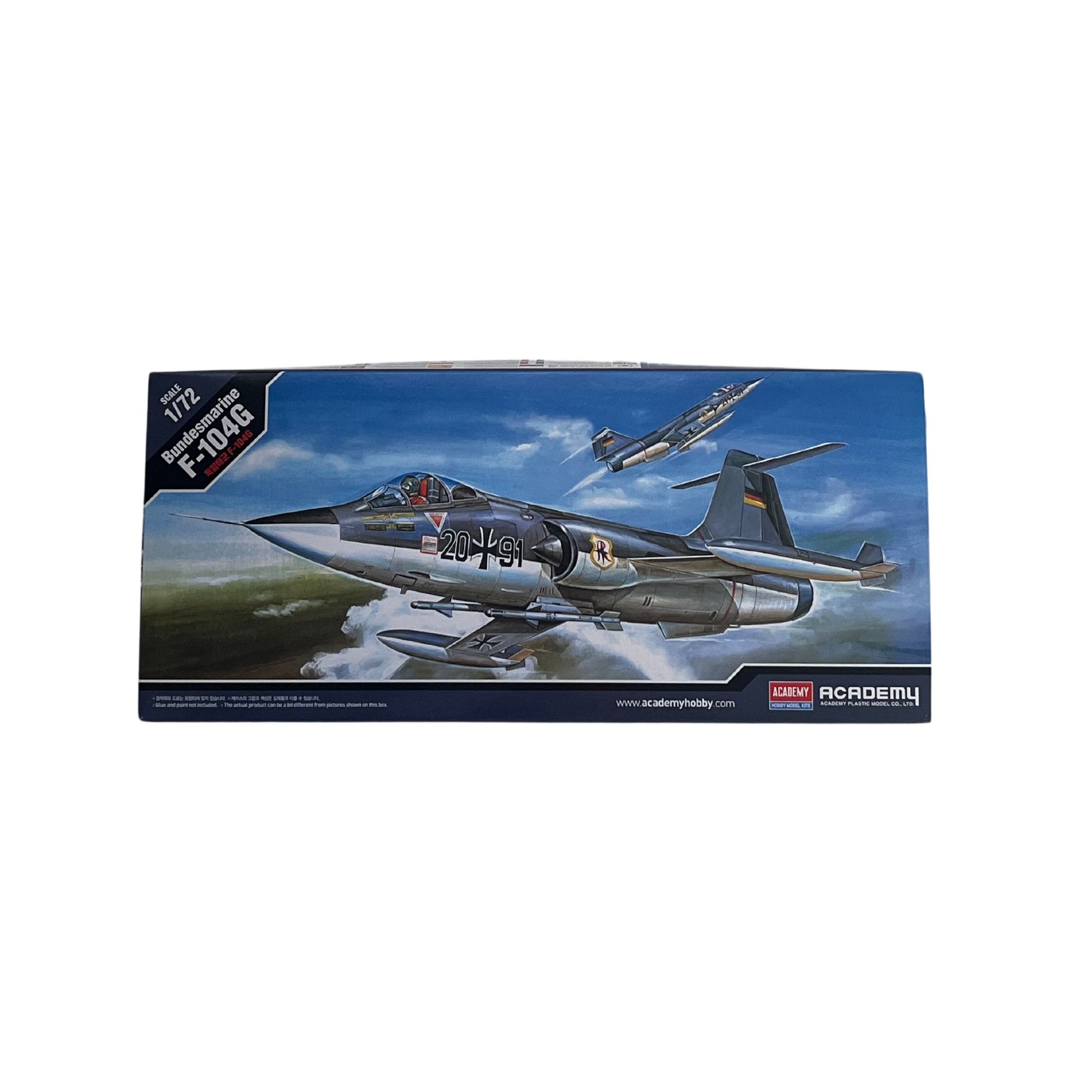 Academy model aeroplane kit Bundesmarine F-104G 1:72