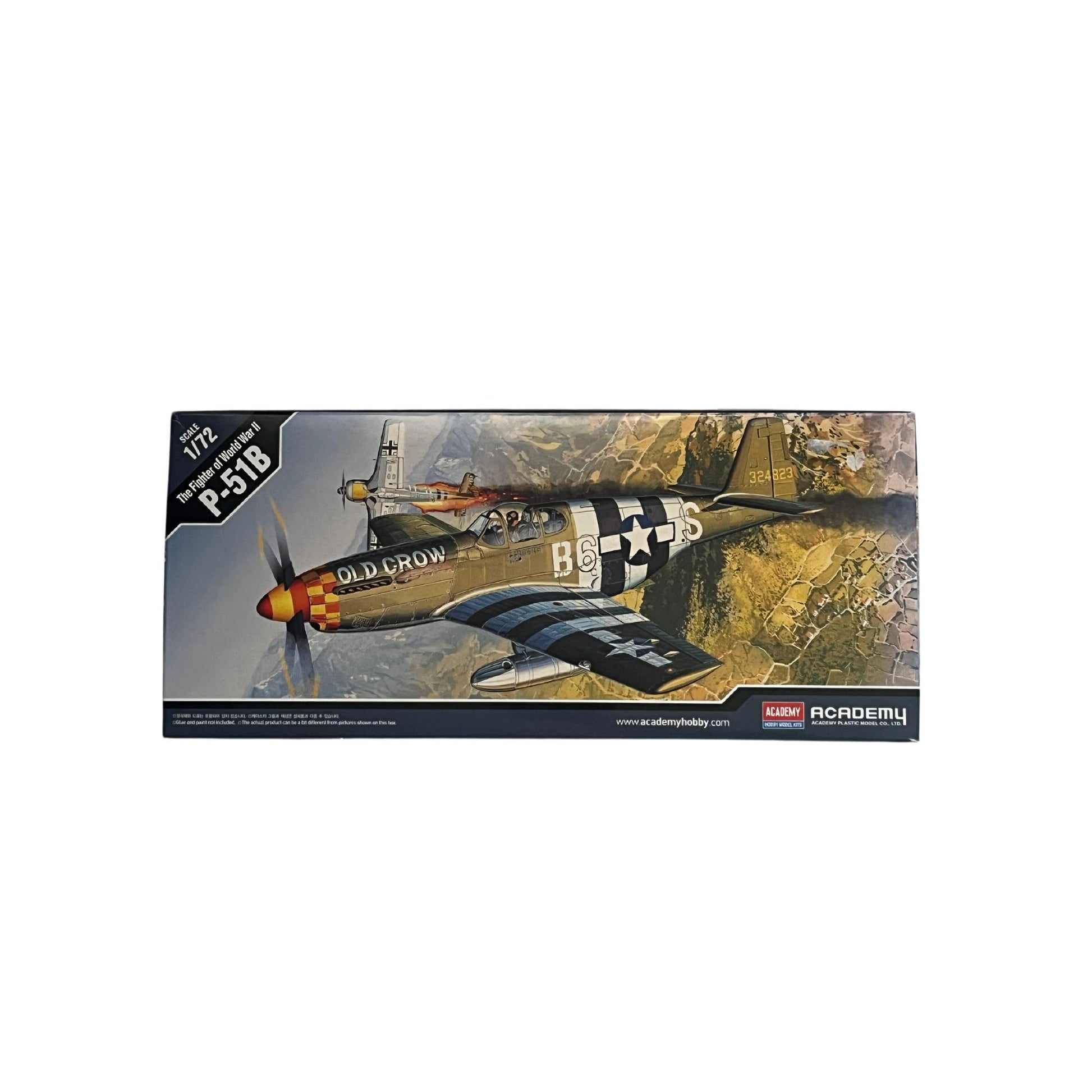 Academy aeroplane model kit The Fighter of World War I P51-B 1:72