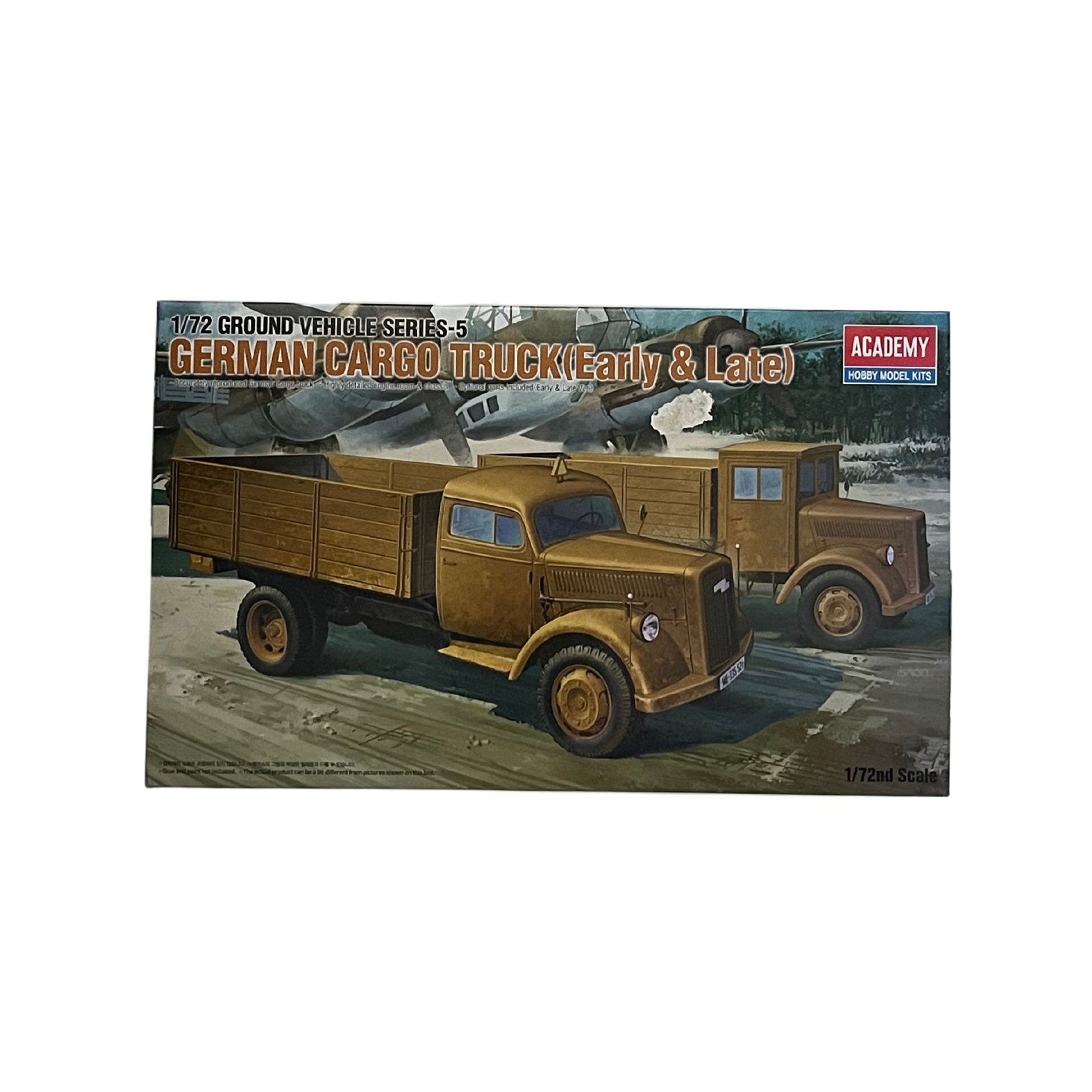 Academy model kit German Cargo Truck (early & late) 1:72