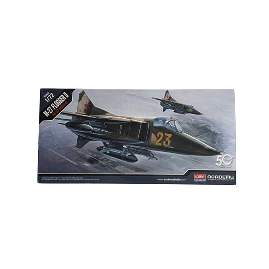 Academy model aeroplane M-27 Flogger D 1:72