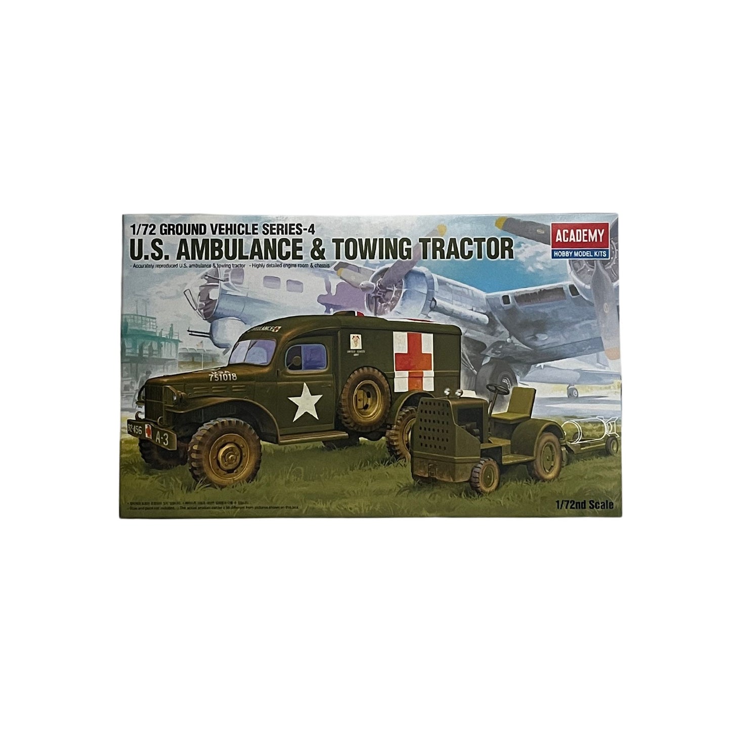 Academy model kit US 2.5 ton Cargo Truck & Accessories 1:72