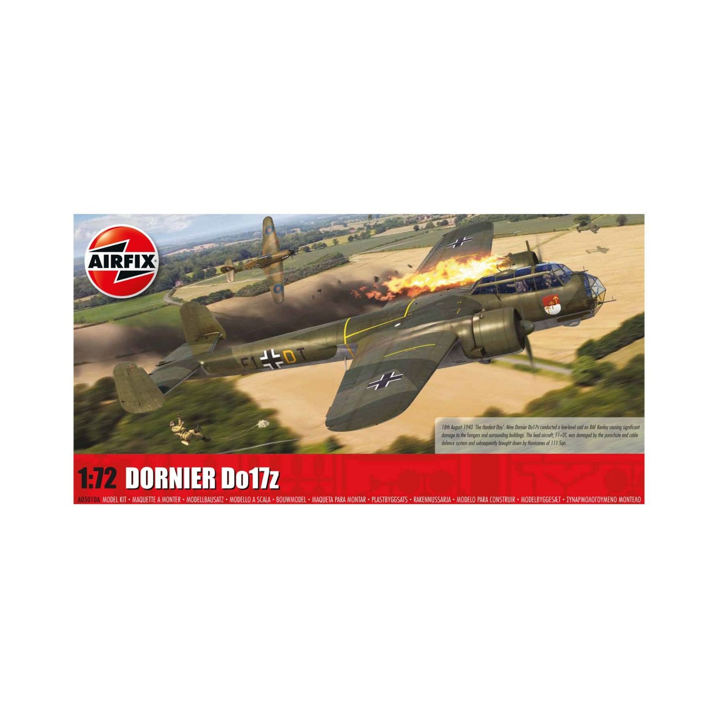 Airfix Dornier Do17z aircraft model kit