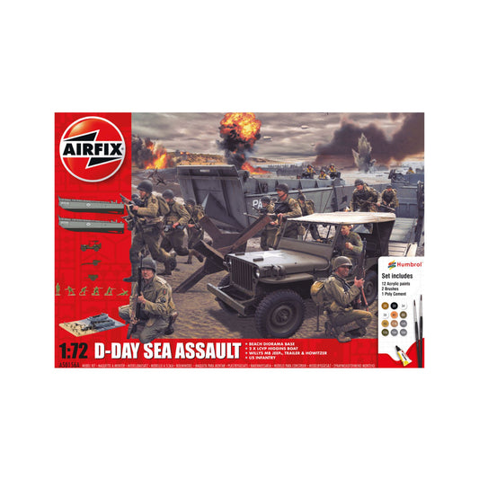 Airfix model kit D-Day Sea Assault Gift Set 1:72