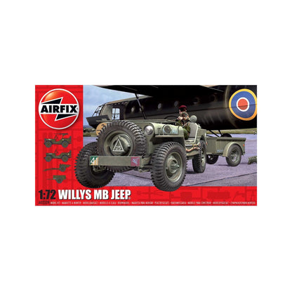 Airfix Military Vehicle Willys MB Jeep 1:72