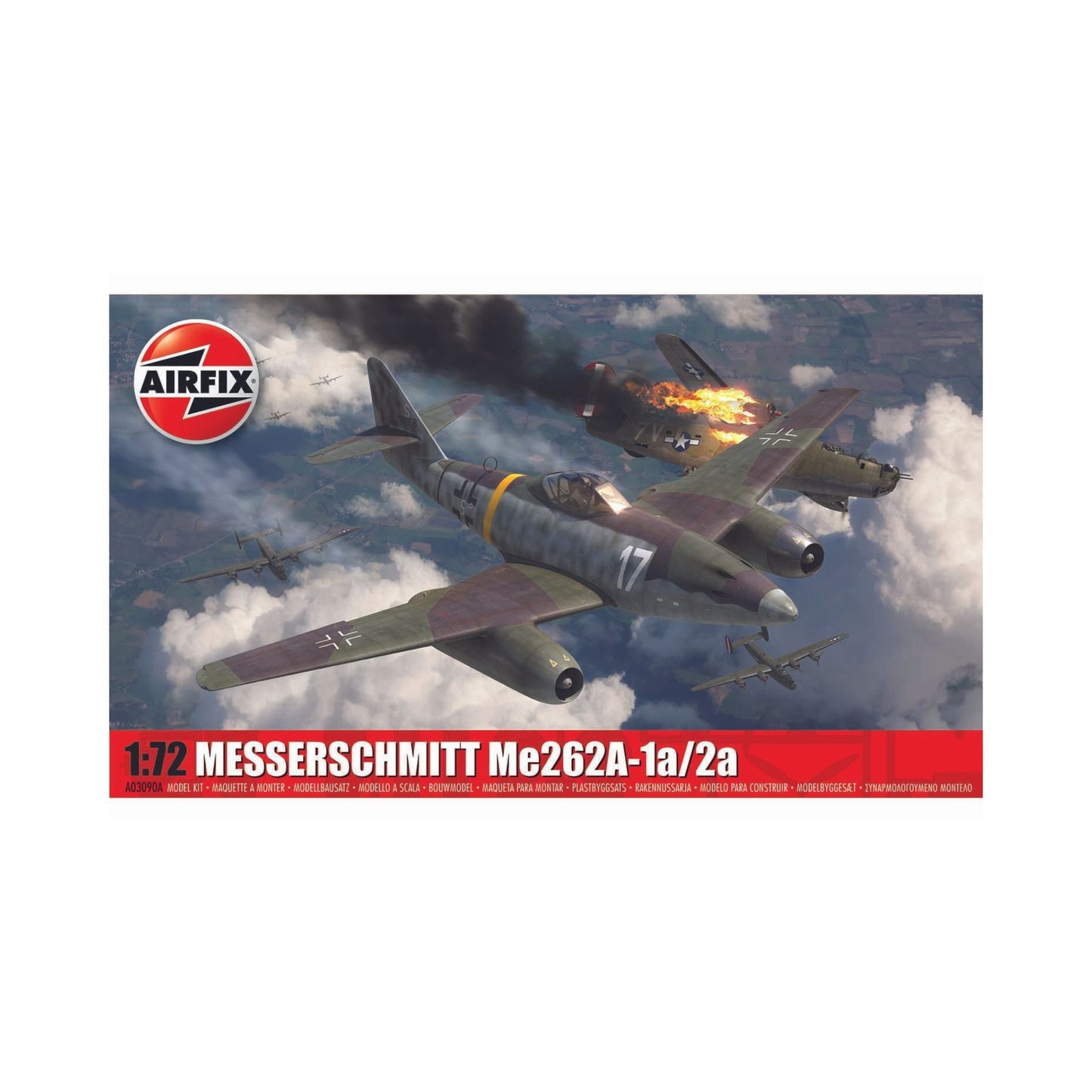 Airfix messerschmitt Me262A-1a/2a model aircarft kit