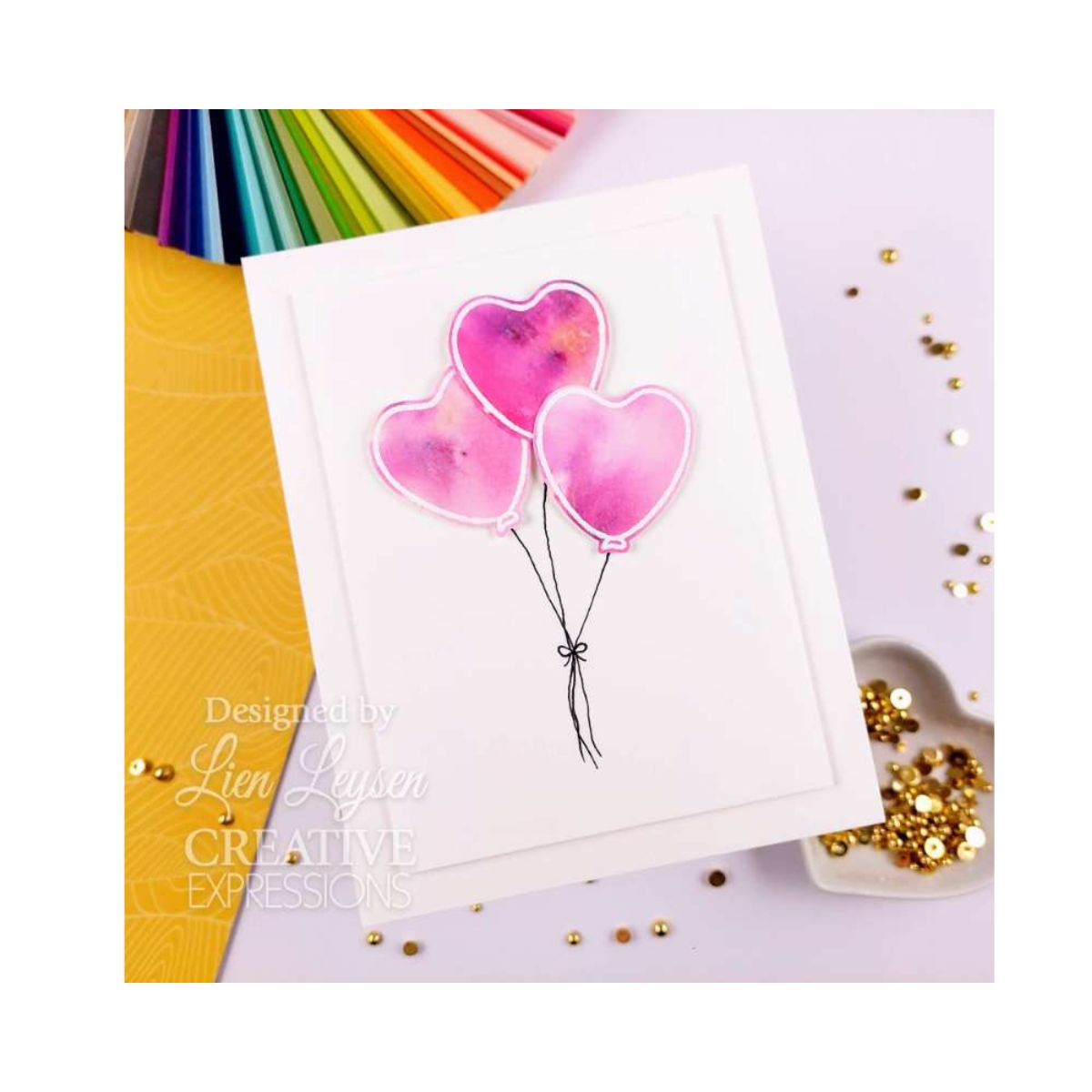 Jane's Doodles Balloons Clear Stamp Set